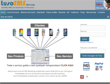 Tablet Screenshot of lusosms.com